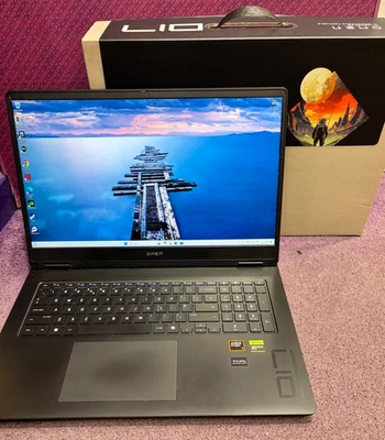 HP OMEN Gaming 17-db0011na 17.3" 144Hz, RTX 4070 AMD Ryzen 7 16GB RAM 1TB Laptop - Image 1 of 4
