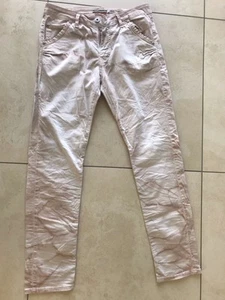 Please P85 Hose Herz Jeans 38 M Rosa Batik Pants Ibiza Hippie Styling Dip Dye - Bild 1 von 5