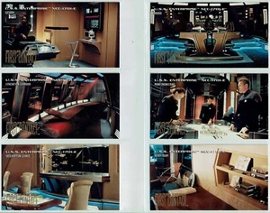 STAR TREK FIRST CONTACT SET OF 6 ENTERPRISE CARDS - Picture 1 of 1