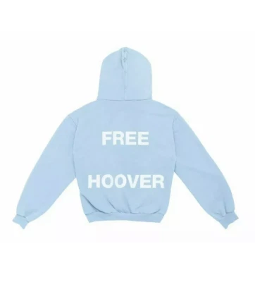 Sudadera con Capucha Free Larry Hoover Azul Claro (M) Kanye West Drake LA Concierto 9/12/21 NUEVA Foto 1 de 2