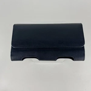 Glasses Holder Car Sun Visor Vehicle Sunglasses Case Black w/ Velvet Interior - Picture 1 of 5