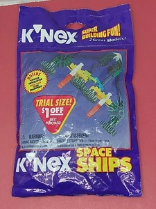 Vintage K'NEX Space Ships Trial Size• 27 Piece Kits 1997 #10208 Outer Space 🚀 - Picture 1 of 8