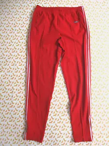 Pantalon Adidas Rouge Ventex Etiquette bleu 70'S Survetement vintage - 180 / L - Foto 1 di 8
