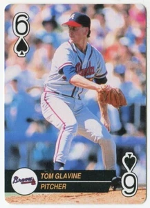 1994 Bicycle Playing Cards - Tom Glavine Atlanta Braves - Bild 1 von 2