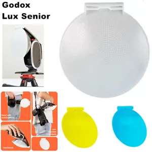 Colorful Flash Diffuser for Godox Lux Senior Retro Camera Flash Light Speedlite - Picture 1 of 6