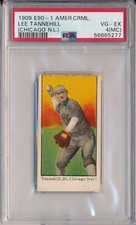 1909 E90-1 AMERICAN CARAMEL - LEE TANNEHILL (CHI, N.L.) - PSA 4(MC) VG-EX (SVSC)