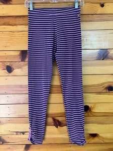 Matilda Jane Azalea Leggings Girls Friends Forever Purple & Blue Striped Size 12 - Picture 1 of 2