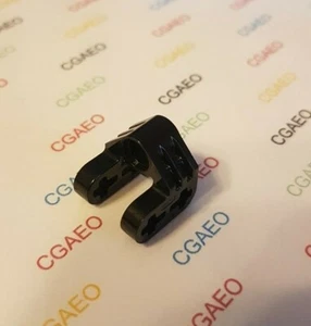 1 x Lego 92907 Technic, Axle and Pin Connector Perpendicular Split - Black - Imagen 1 de 1