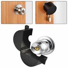 New Door Knob Lock Cover Handle Lock Devices Black No Padlock Portable