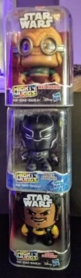 3 Mighty Muggs Marvel Black Panther + Starwars MazKanata + Lando Calrissian Todo Nuevo Foto 1 de 4