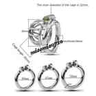 Stainless Steel Male Chastity Device Belt Super Small Short Cage Ring Lock