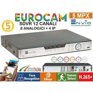 DVR 12 Canali H265++ 5MPX con VIDEO ANALISI e RICONOSCIMENTO FACCIALE - Foto 1 di 3