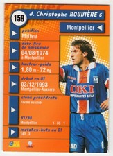 DS CARDS FRANCE FOOTBALL 1998/99 DIVISION 1 - CHOICE CARDS