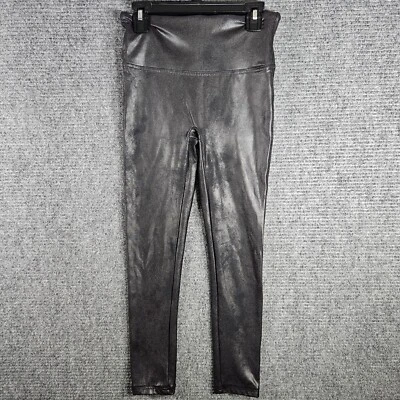 Leggings Spanx Imitación Cuero Talla Pequeña Estilo 2437 Negros Foto 1 de 4