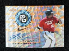 2016 Leaf Perfect Game National Showcase Metal 1/1 Je'Von Ward #BA-JCW Auto 9pa