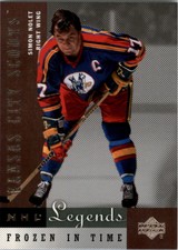 2001-02 UPPER DECK LEGENDS FROZEN IN TIME #74 SIMON NOLET KANSAS CITY SCOUTS