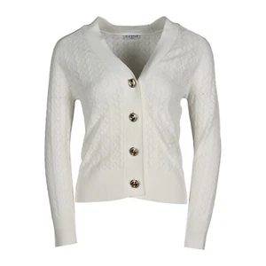 Claudie Pierlot Women's Cardigan Size 1 FR/ S Long Sleeve Buttons CFPCA00264 - Picture 1 of 9
