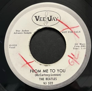 THE BEATLES - From Me To You / Thank You Girl 45rpm Promo VJ 522 RARE VG 1963 - Bild 1 von 2