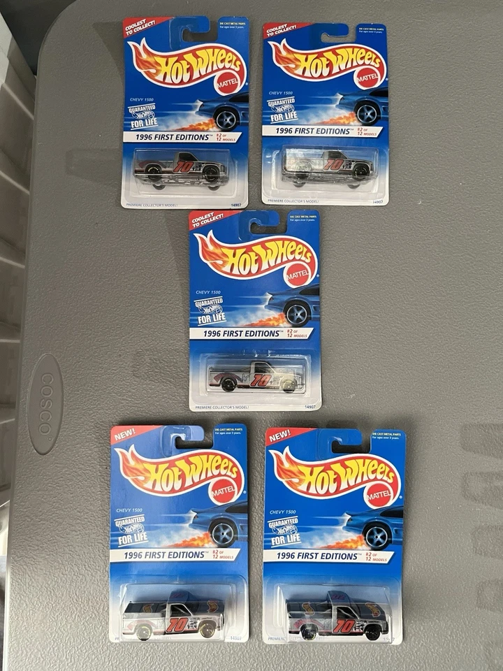 Hot Wheels 14907 Chevy 1500 1996 primera edición lote de 5 Foto 1 de 1