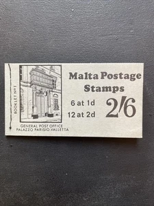 MALTA ~ QE II ~ 1970 STAMP BOOKLET 2/6 SB1 ~ MNH - Picture 1 of 1