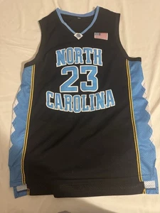 Blue North Carolina Tar Heels NCAA Michael Jordan #23 Basketball Jersey XLARGE  - Picture 1 of 4