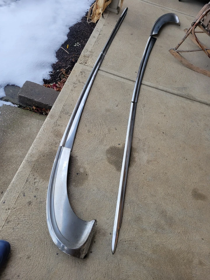 Buick Super Roadmaster 1952 1953 juego de molduras laterales de acero inoxidable 2 puertas. (6 PIEZAS) Foto 1 de 4