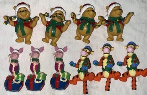 Vtg Lot 10 Christmas Disney Pooh Piglet Tigger Christmas String Light Covers #3 - Picture 1 of 18