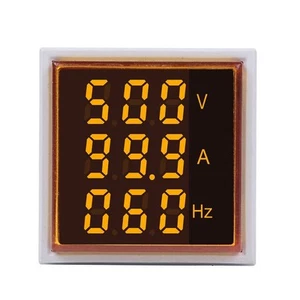 Voltmetro digitale 3 in 1 22 mm-ammetro 60-500 V AC 0-100AHz corrente-frequenzim - Picture 1 of 27