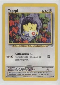 Togepi German Pokemon Neo Genesis #51 2000 - Picture 1 of 2