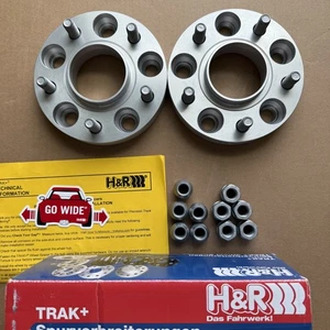 H&R 5065662 DRM 25 mm Wheel Spacers Kit Pair for 1990-15 Infiniti / 87-12 Nissan - Picture 1 of 24