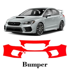 Front bumper PreCut PPF Paint Protection Film For Subaru WRX STI 2018-2021 - Picture 1 of 7