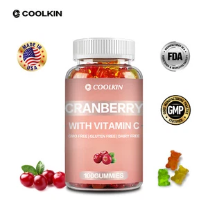 Cranberry Gummies - with VitaminC - Urinary Tract Balance, Prostate Health,Detox - Picture 1 of 13