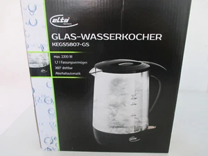 ELTA Wasserkocher KEGS 5807-GS, 1,7 L, 2200 W Top Zustand - Bild 1 von 5