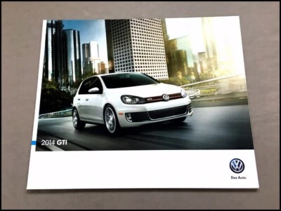 2014 VW Volkswagen GTI Golf Original Sales Brochure Folder Foto 1 de 3