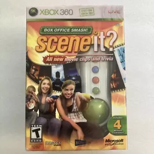 SCENE IT? Box Office Smash Bundle Movie Trivia w/ 4 controllers (Xbox 360) NEW - Picture 1 of 6