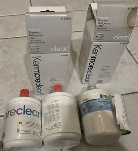 3 Pack. 2 New Factory Sealed Kenmore Water Filters 46-9890 and 1 Tier1 RWF1050 - Picture 1 of 5