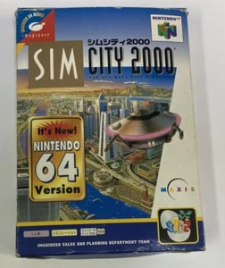 Nintendo 64 Sim City 2000 Japan Version w/ Box and Manual 1802 SP - Picture 1 of 7