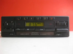 Autoradio Becker EUROPA 2000 electronic CASSETTE + CODE TOP Mercedes - Bild 1 von 6
