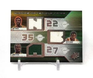 2008-09 SPx Winning Materials#WMTPDG Jeff Green Kevin Durant Johan Petro Jersey - Picture 1 of 2