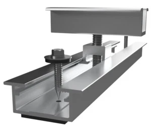 Trapezmontage-Set TS16 mit End oder Mittelklemmen Aluminium MwSt.-befreit - Bild 1 von 12