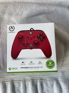 New PowerA Enhanced Wired Controller for Xbox Series X and S - Red (5e) - Picture 1 of 7