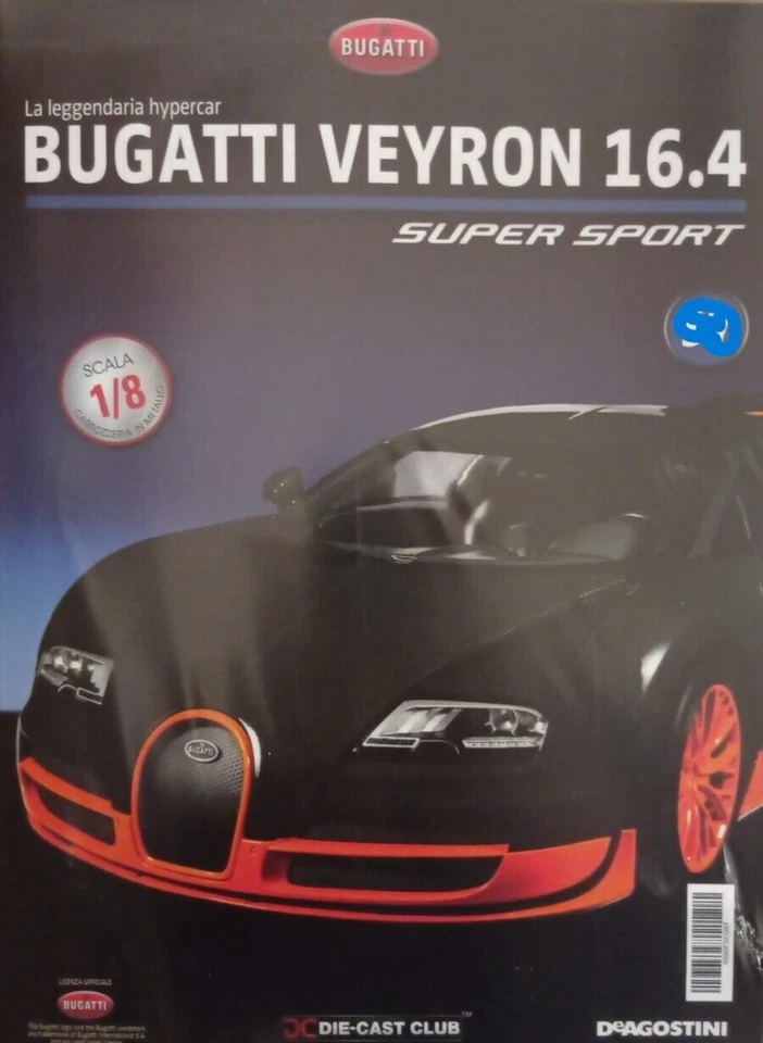 Bugatti Veyron 16.4 Super Sport 1/8  DeAgostini  Vol 86 - Immagine 1 di 1