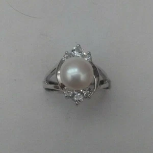 Freshwater Pearl Ring, size 6 (R17) - Picture 1 of 3