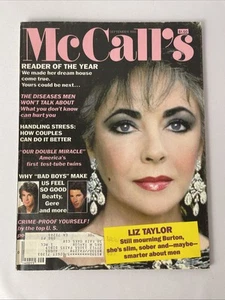 1985 SEPTEMBER MCCALL'S MAGAZINE - LIZ TAYLOR COVER - L 10428 - Picture 1 of 6