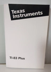Texas Instruments TI-83 PLUS User Manual 1999 English Vintage Calculator - Picture 1 of 1