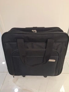 TARGUS ROLLING LAPTOP BAG, BLACK, SEVERAL POCKETS - Photo 1/13