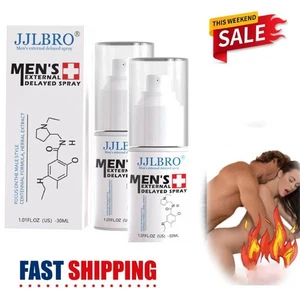 JJLBRO Men's Spray Long Lasting Delay Seven Times A Night Massage Cream 2X - Picture 1 of 12