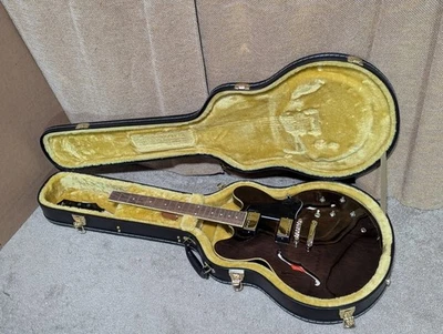 Guitarra Eléctrica Epiphone Jim James ES-335 Semi-Hueca Años Setenta Nogal *EDICIONES Foto 1 de 4