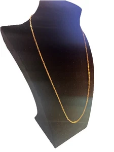 14k gold chain necklace preowned 21 Inch - Picture 1 of 5
