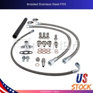 Kit de línea de aceite y agua turbo RB20DET RB25DET RB30 montaje superior Garrett GT30R GT35R - Imagen 1 de 5